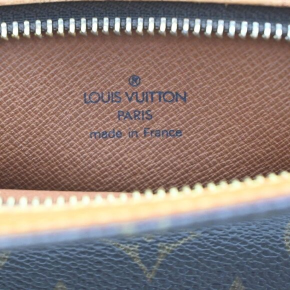 LOUIS VUITTON Logo Drouot Shoulder Bag Monogram Leather Brown M51290 88EF355 - Picture 14 of 16